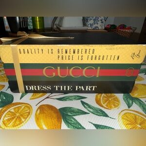 Gucci “Dress the Part” Gift decor